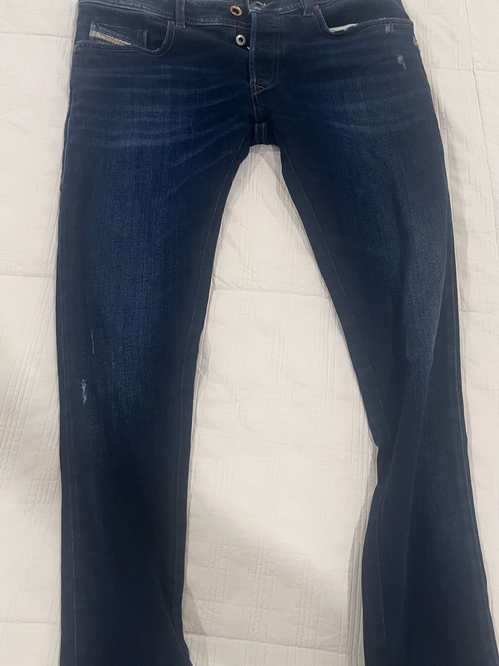 Diesel Men's Navy Skinny Jeans